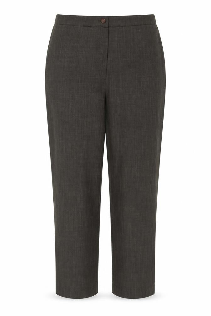 Vicini Women’s Brown Size 18 Straight Leg Polyester Trousers