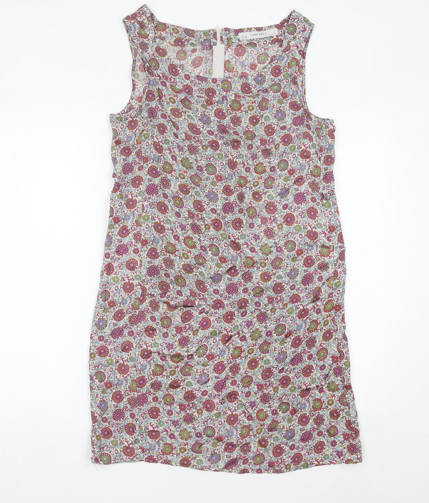 Zara Basic Women’s Multicoloured Floral Shift Dress Size 12