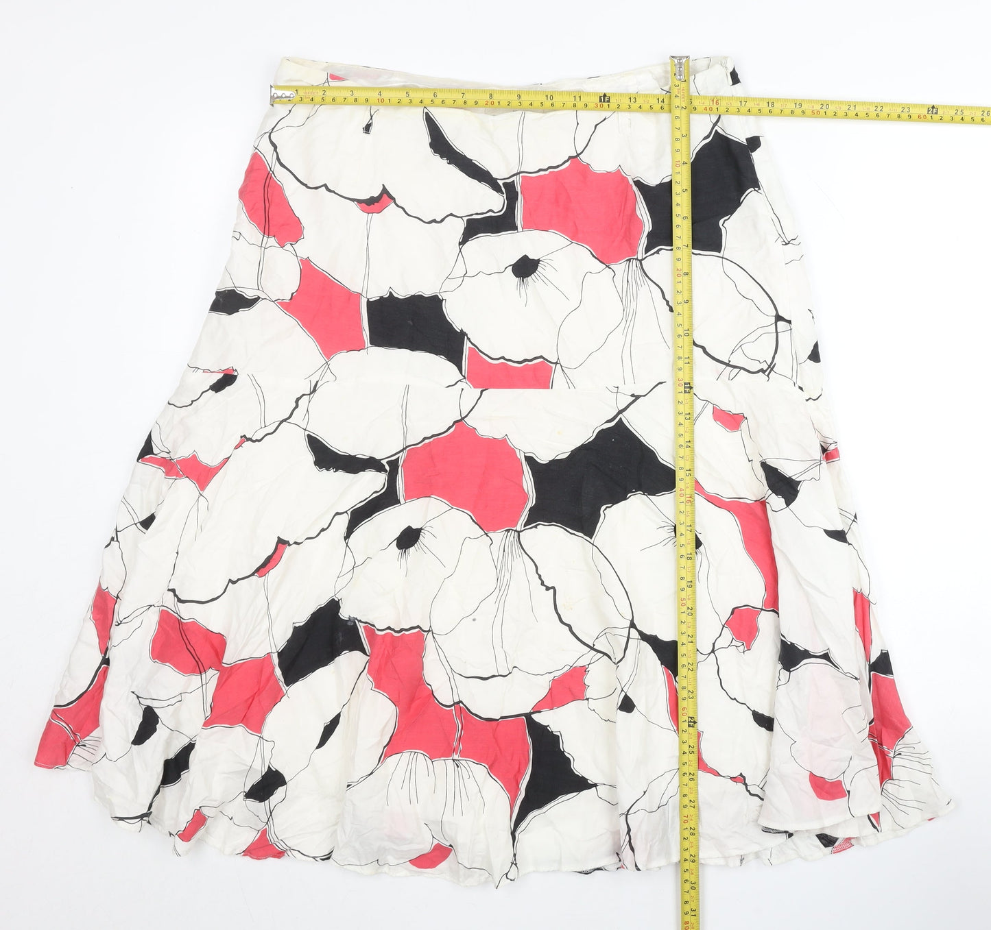Kaliko Women’s Multicoloured Floral A-Line Skirt Size 16