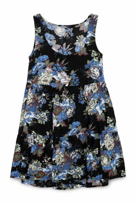 American Eagle Outfitters Women’s Black XS Floral Skater Dress