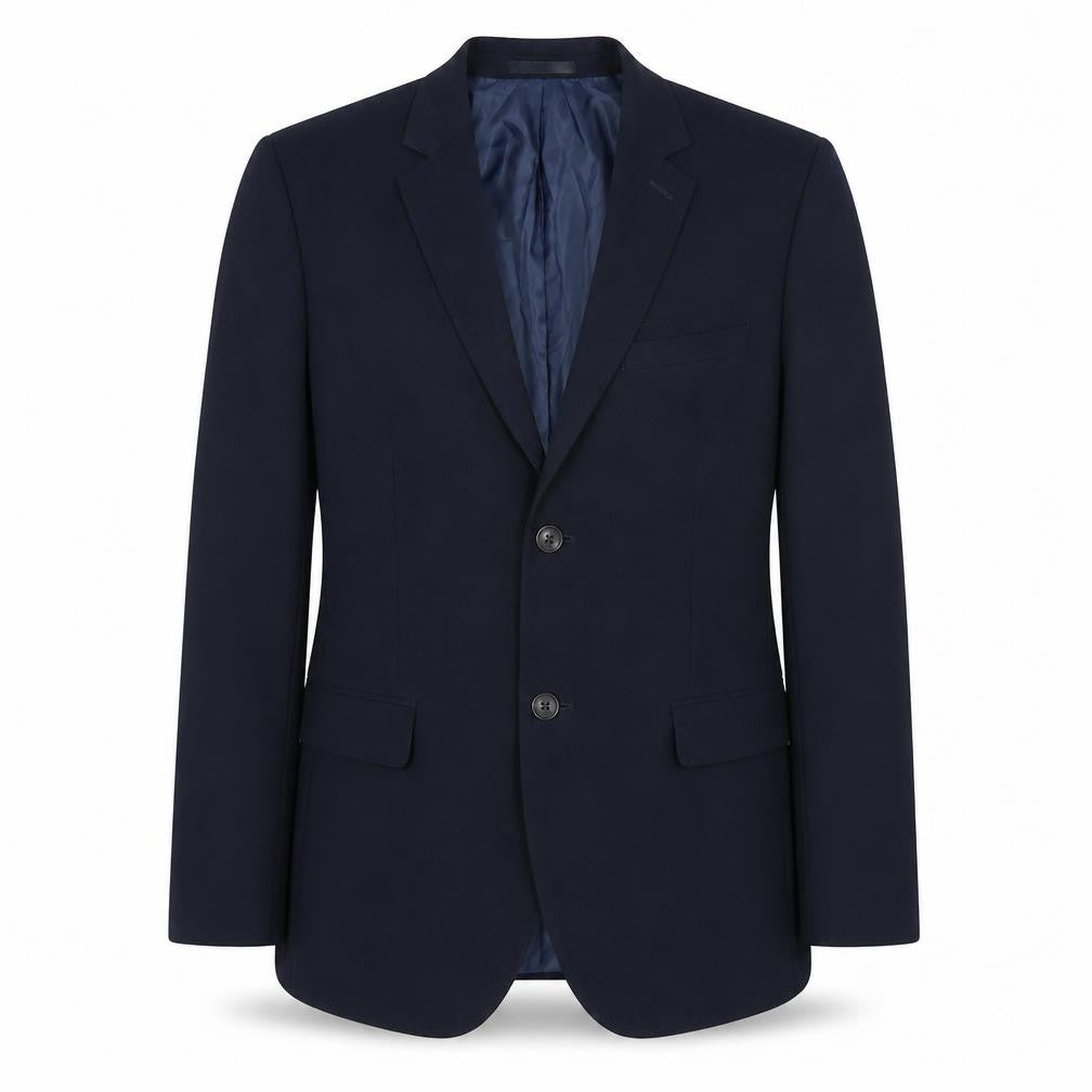 Topman Men’s Navy Blue Slim Fit Suit Jacket 40R Two Button