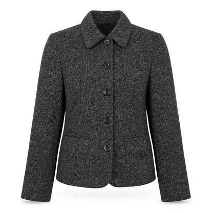 Front view of Atmosphere Women’s Grey Suit Jacket, size UK 8, Tailored Workwear