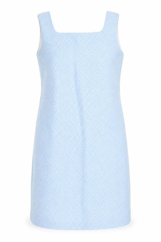 Laura Ashley Women’s Blue Floral Cotton Sheath Dress Size 10