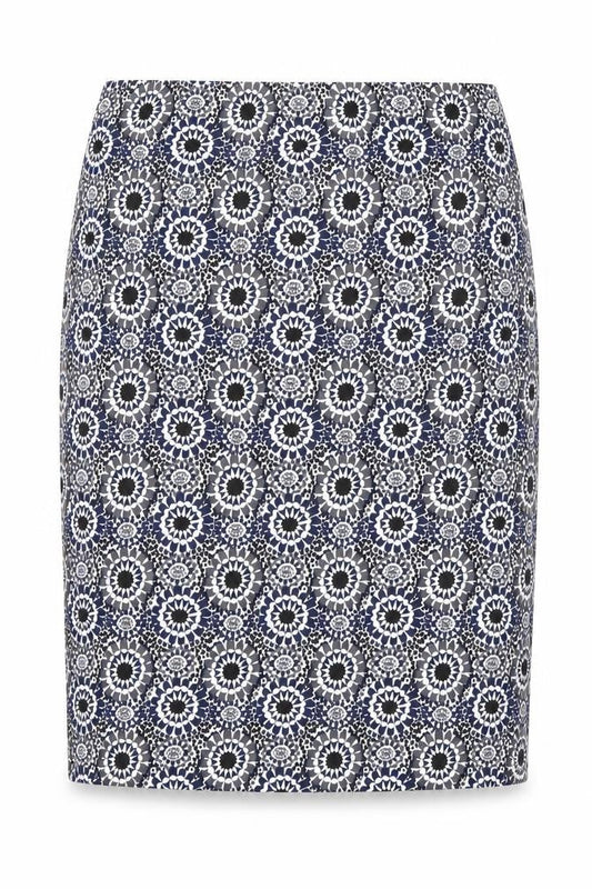 Premise Studio Women’s Blue Geometric Pencil Skirt M