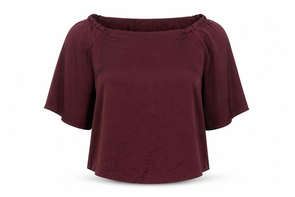 Wallis Womens Red Blouse UK S 3/4 Sleeve Polyester Workwear