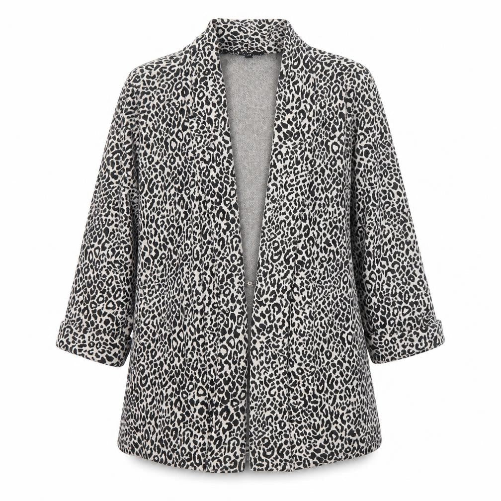 Candy Couture Girls Beige Animal Print Mid-Length Coat Age 12-13 Years