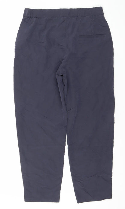 Mango Womens Blue Size 8 Suit Trousers Formal Workwear