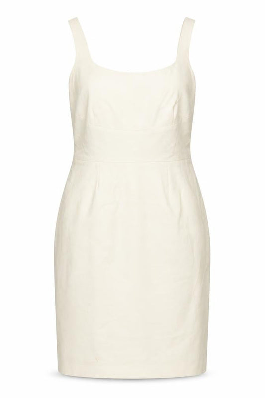 Coast Women Ivory Sheath Dress Size 12 Sleeveless Formal Wedding