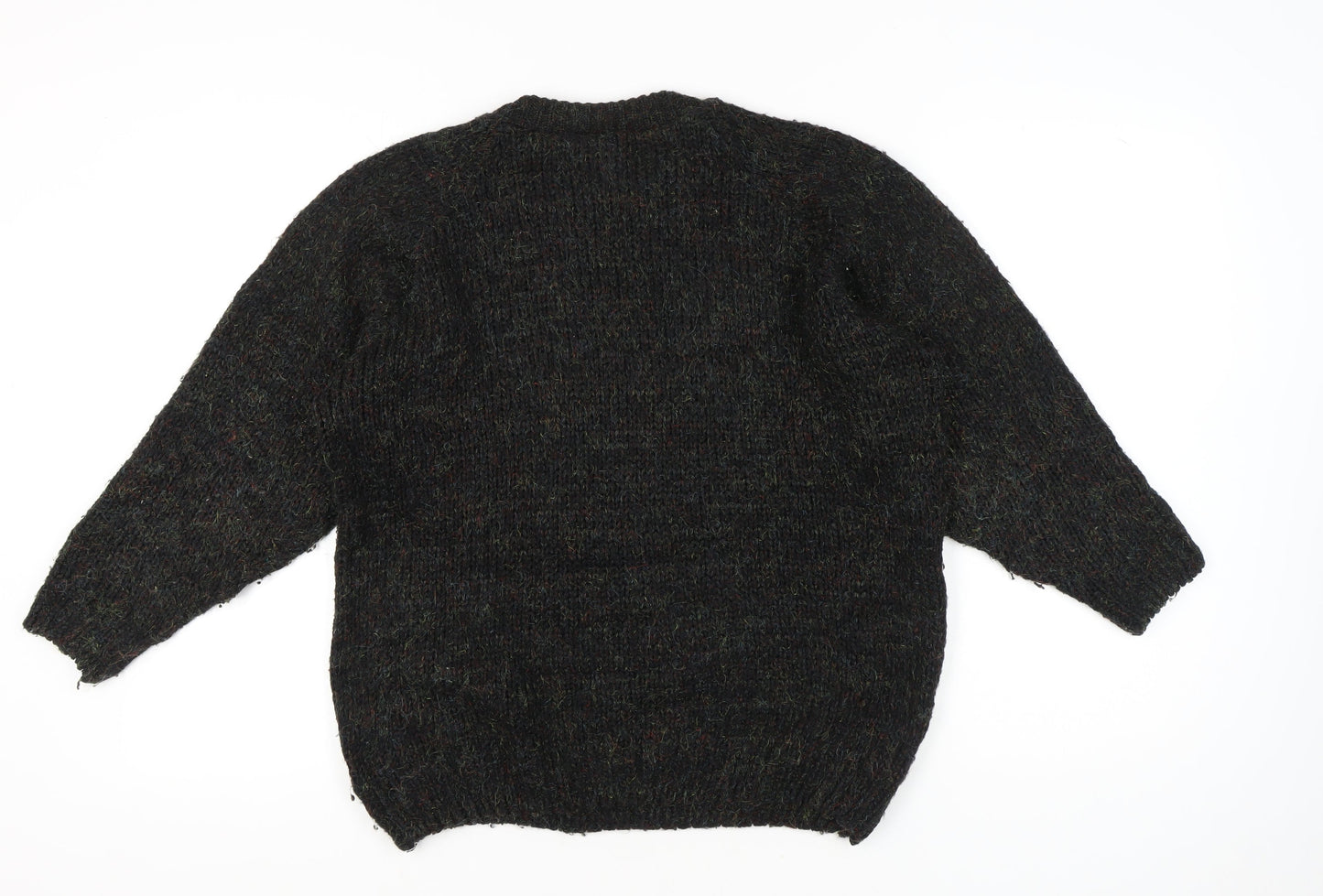 Top Lady Women’s Black Chunky Knit Pullover Jumper Size 20