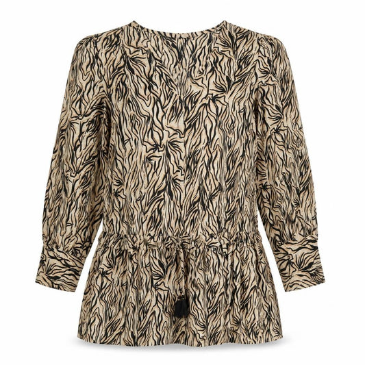 New Look Womens Beige Animal Print Shift Dress Size 12