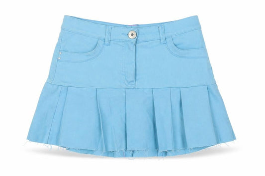 Marks & Spencer Womens Blue Size 12 Pleated Short Skirt