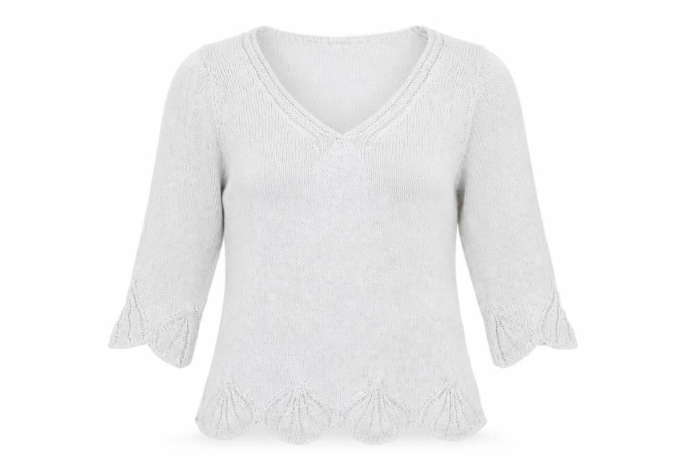 Marks & Spencer Women’s Grey V-Neck Pullover Jumper Size L