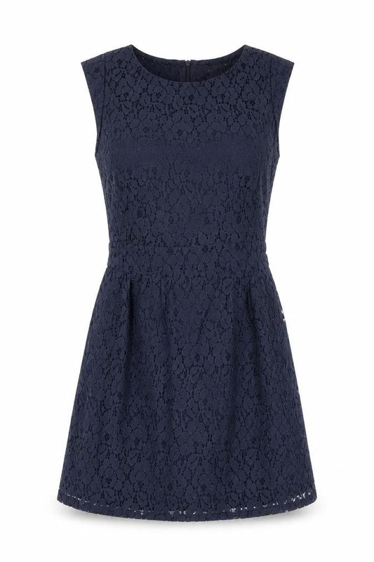 Apricot Women’s Blue Lace Sleeveless Sheath Party Dress Size S