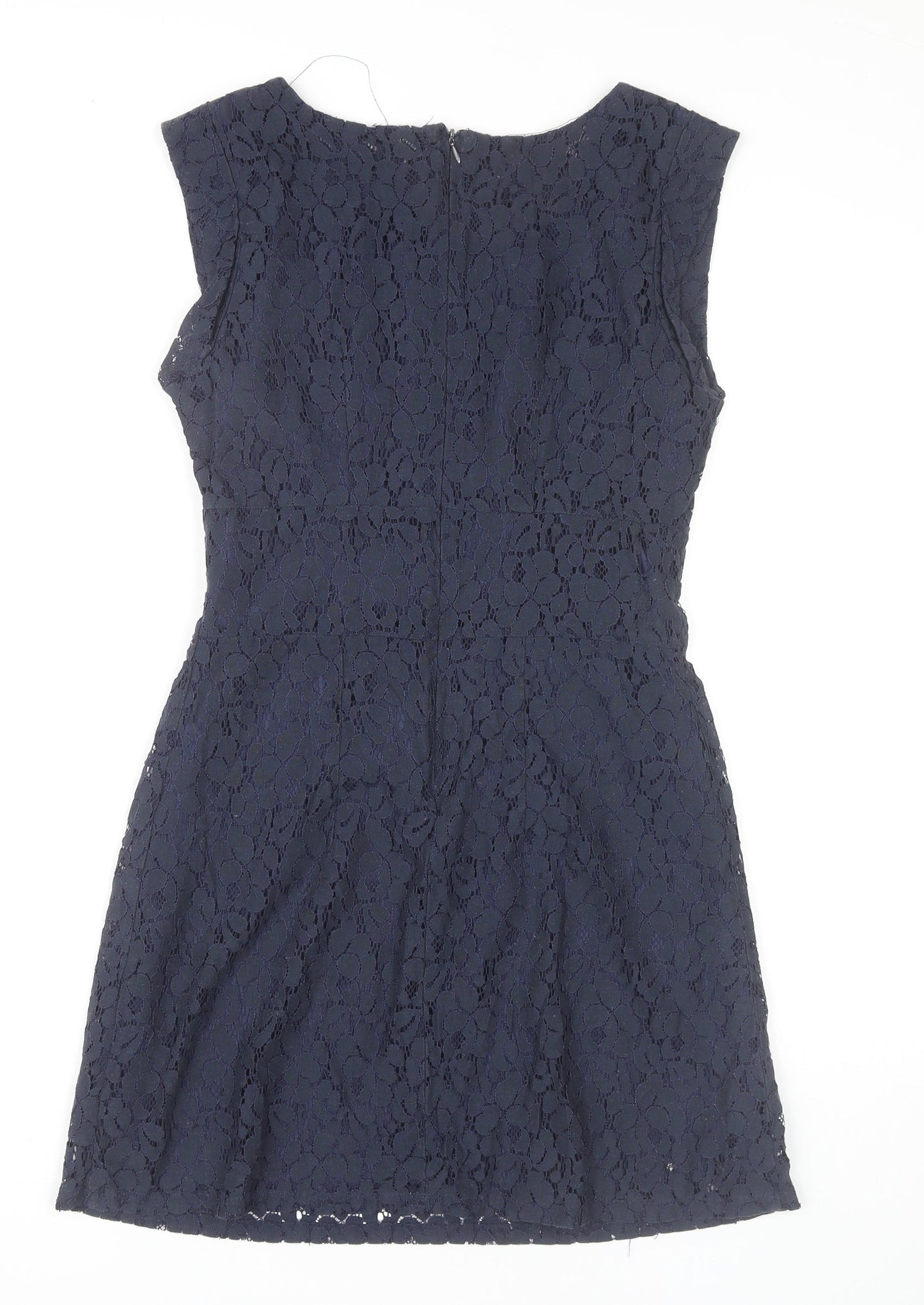 Apricot Women’s Blue Lace Sleeveless Sheath Party Dress Size S