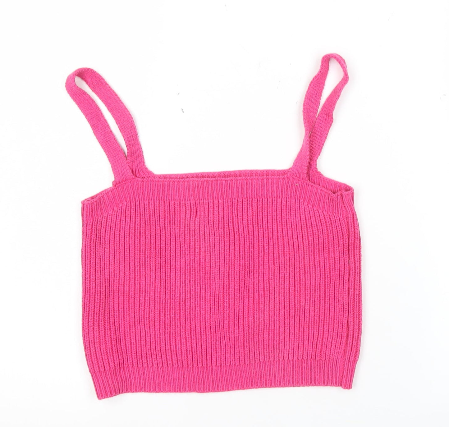 Apricot Womens Pink Knit Tank Top UK 10 Summer Camisole