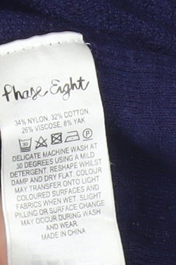 Phase Eight Women’s Blue Size 12 Cardigan Long Sleeve Knitwear
