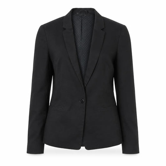Next Women Black Size 10 Tailored One Button Blazer Jacket
