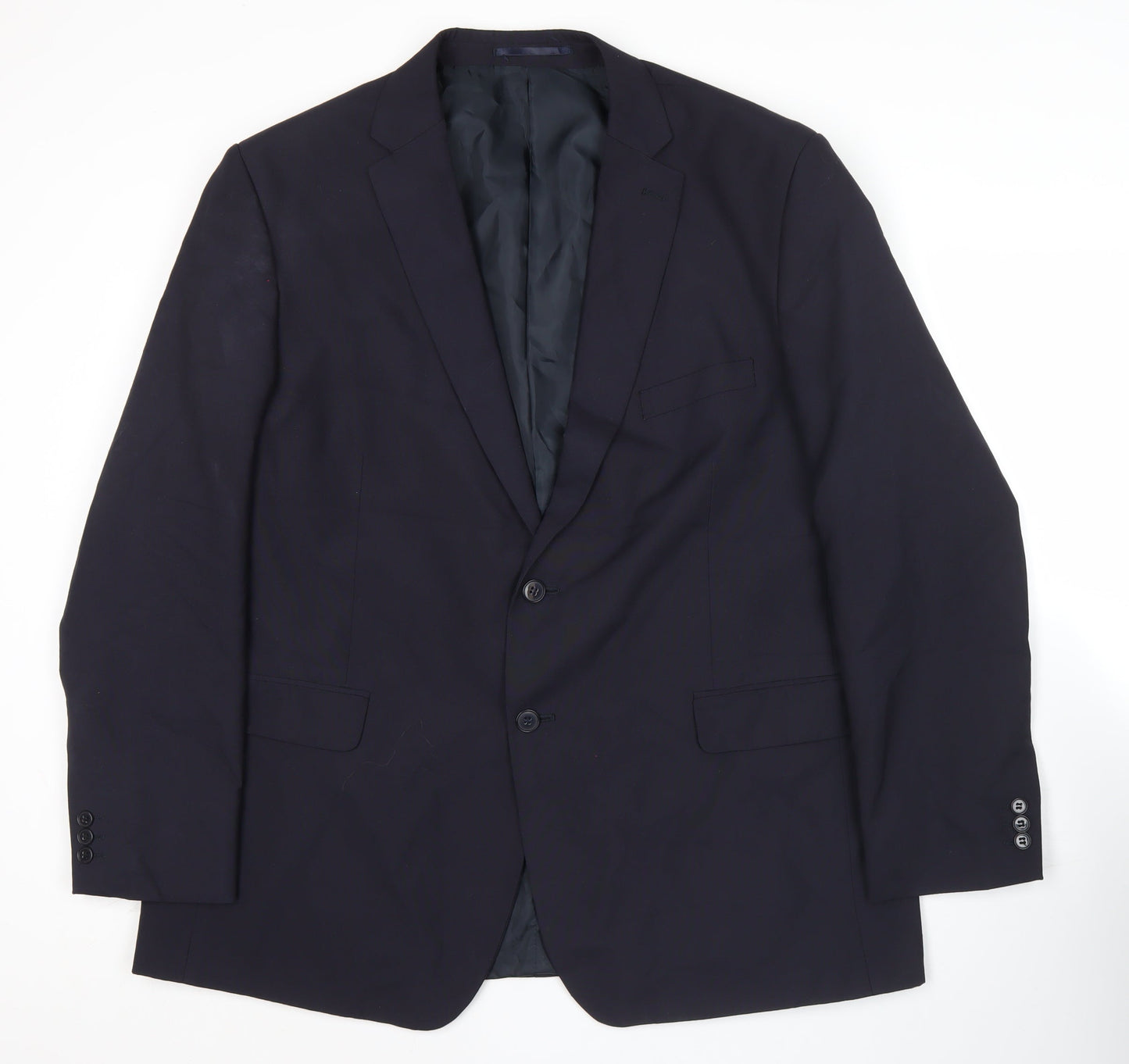 Karl Jackson Men's Blue 48in Regular Fit Blazer Jacket