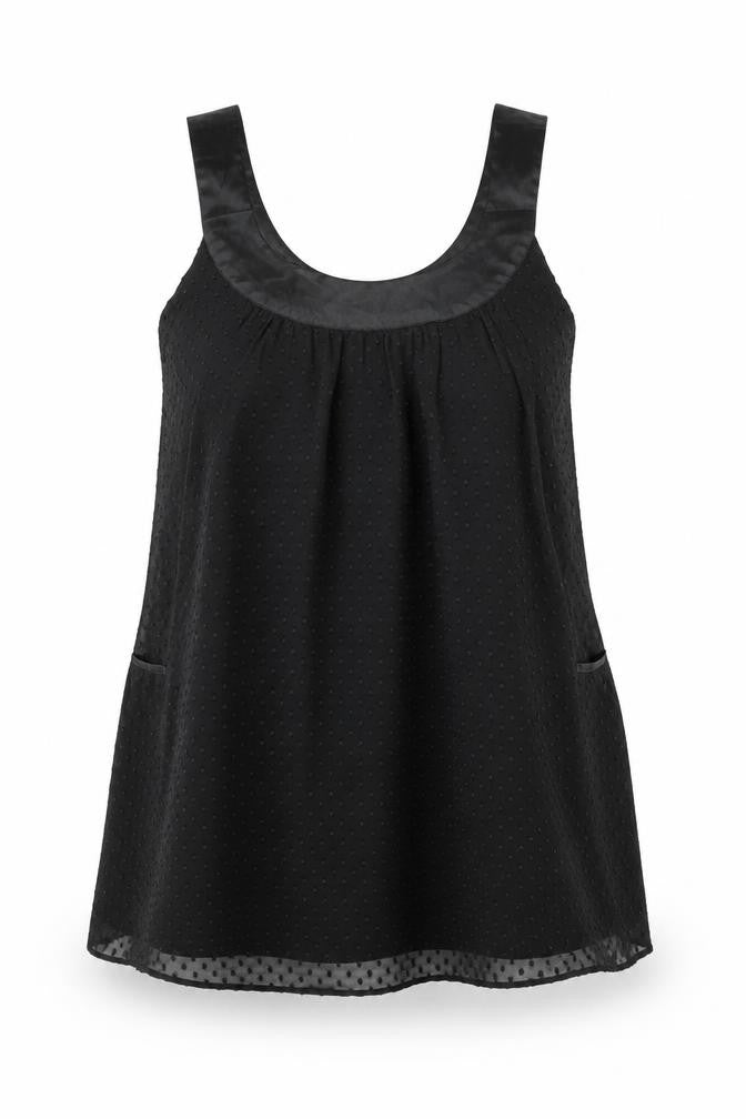 Miss Selfridge Womens Black Size 8 Halter Chiffon Blouse