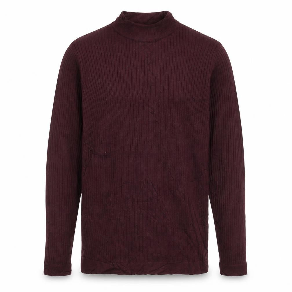 Zara Men’s Purple Mock Neck Slim Fit Pullover Jumper M