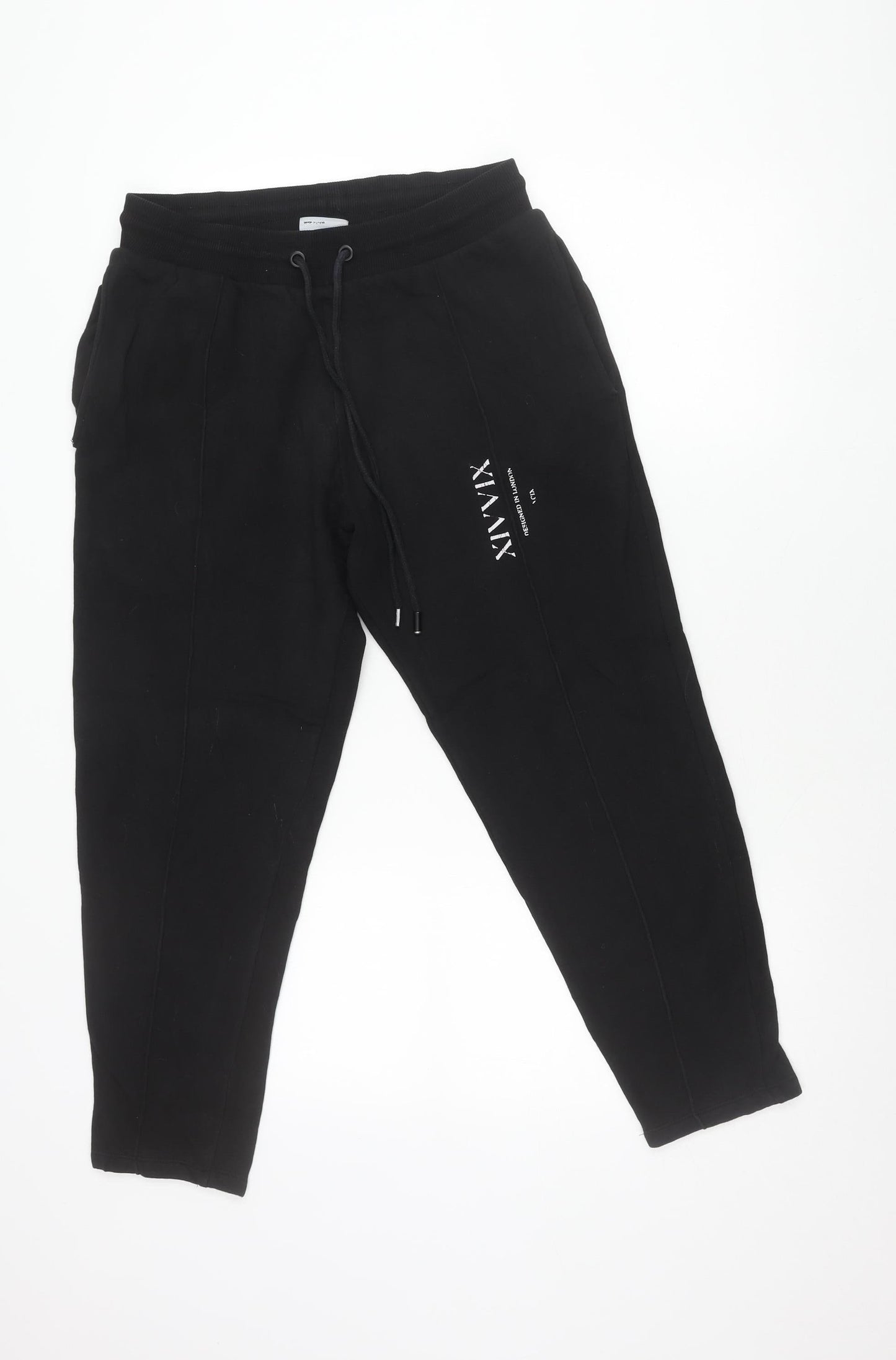 ASOS DESIGN Women’s Black Jogger Trousers Size S Elastic Waist Pockets