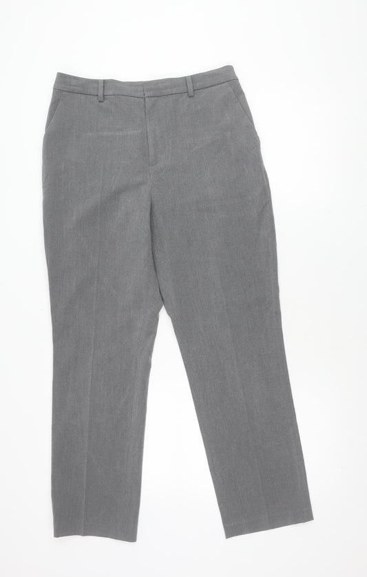 Uniqlo Men’s Grey Dress Pants Trousers M 28-29in Waist Slim Fit