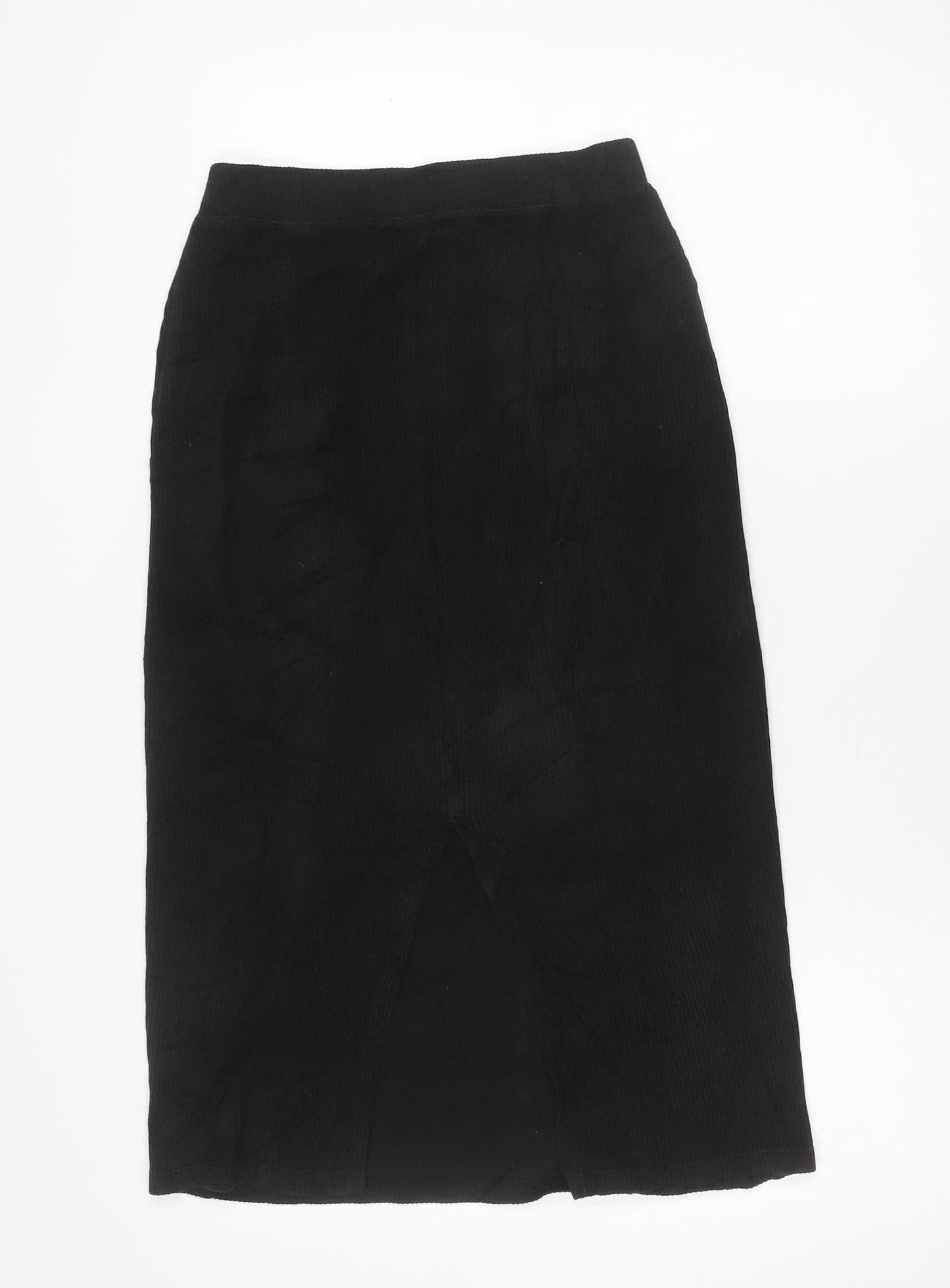 Uniqlo Women’s Black Cotton Stretch Pencil Skirt Size 6