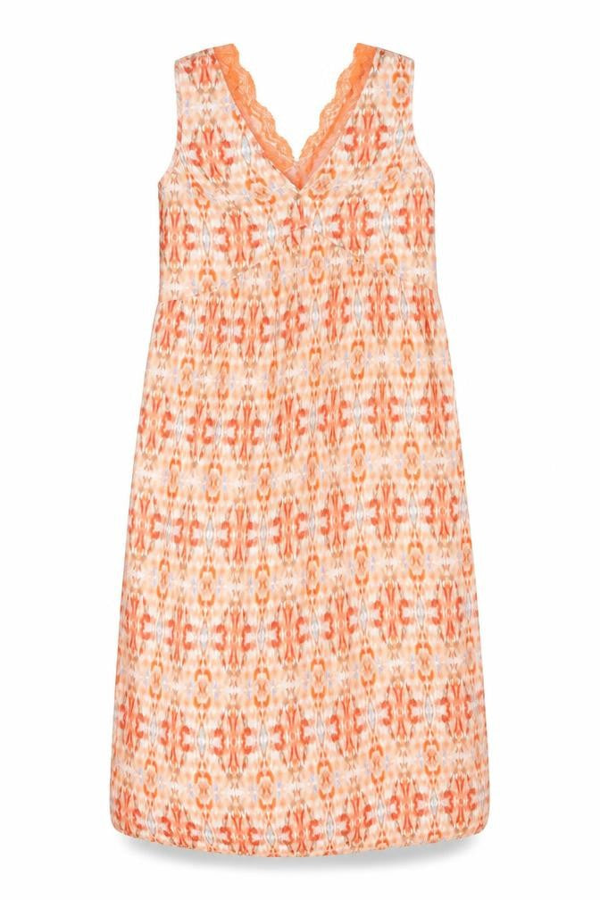 Marks & Spencer Per Una Women’s Orange Shift Dress Size 8 Boho Summer
