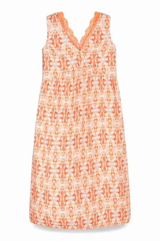 Marks & Spencer Per Una Women’s Orange Shift Dress Size 8 Boho Summer