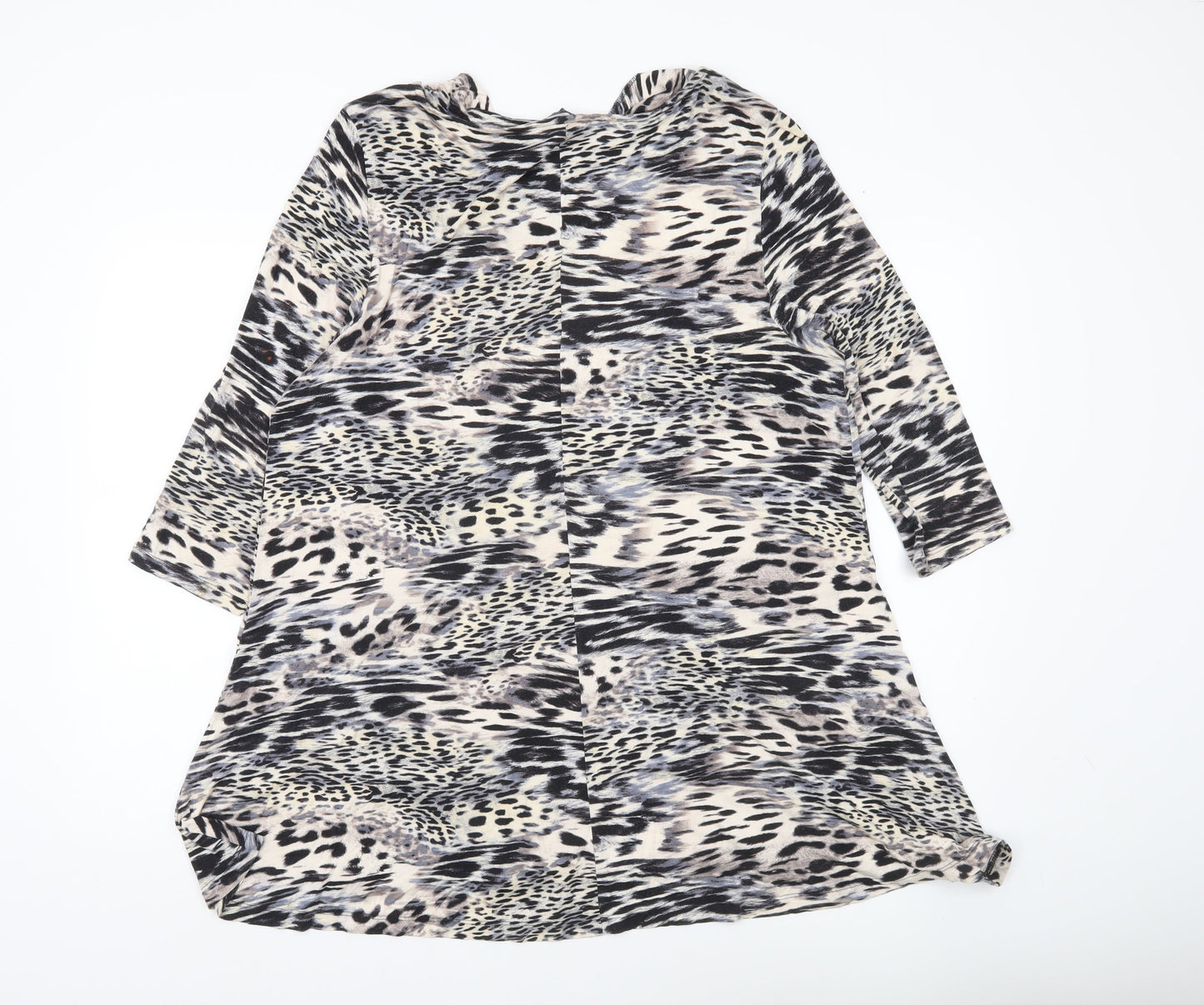 Marks and Spencer Women’s Multicoloured Animal Print Tunic Blouse UK 20