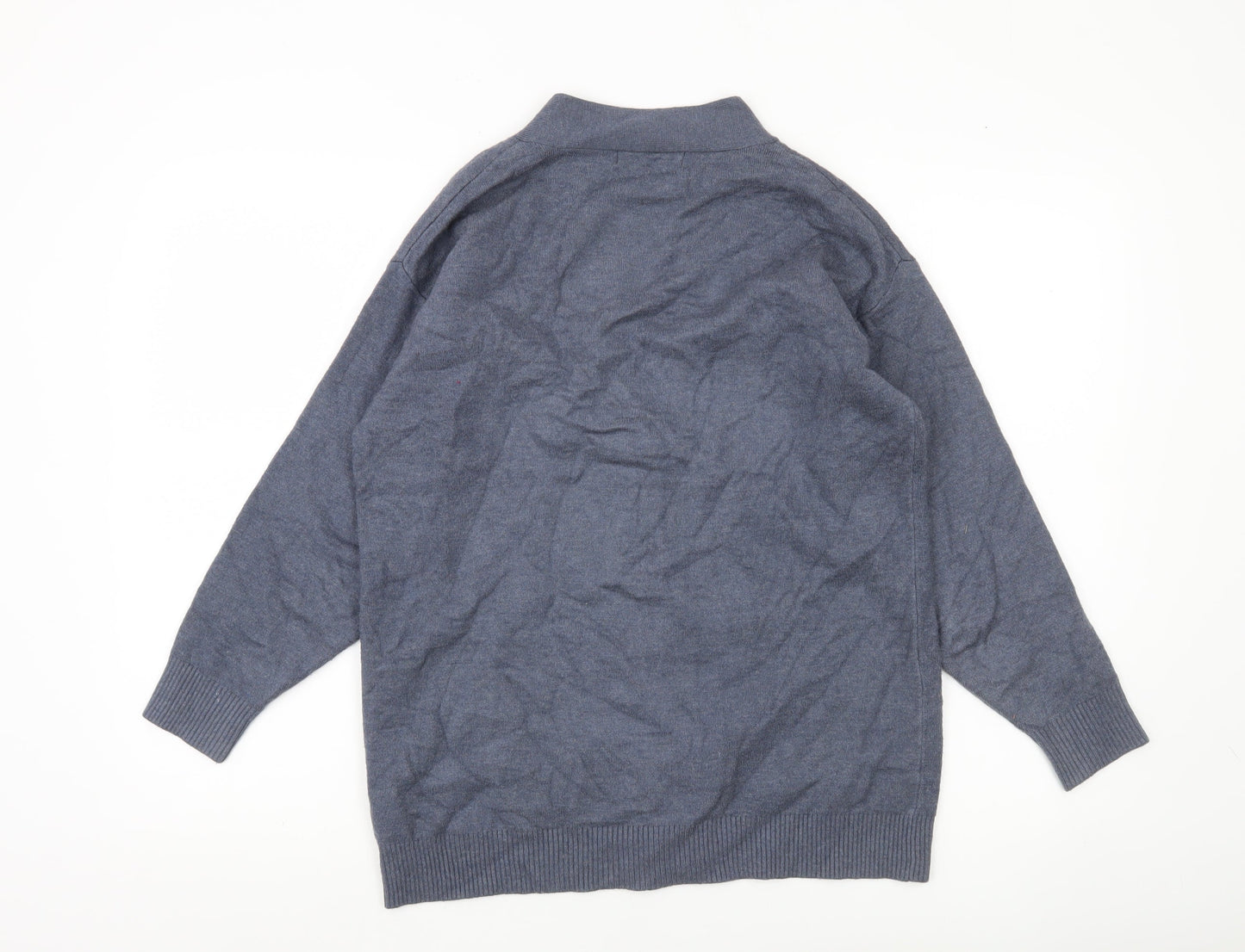 Marks and Spencer Women’s Blue Cardigan Size S V-Neck Button Knit