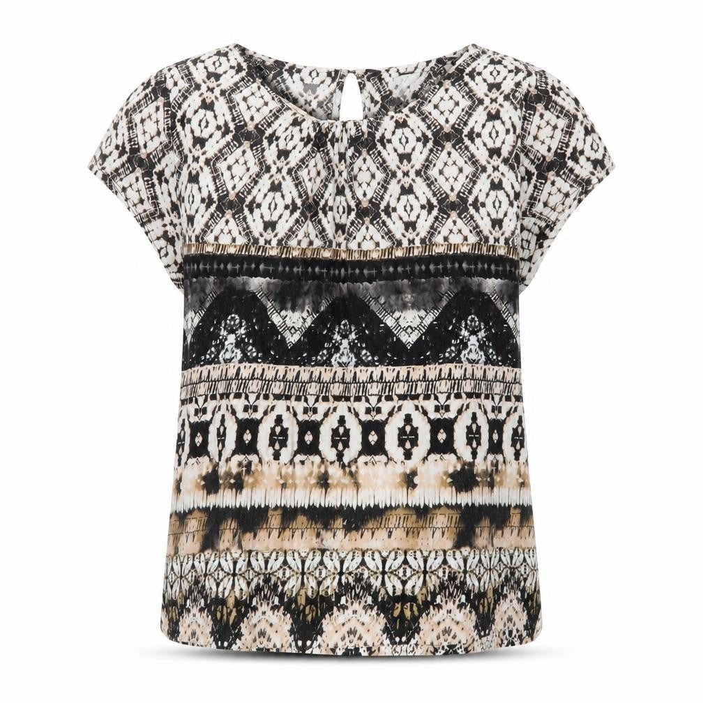Wallis Petite Women's Multicoloured Blouse UK14 Tunic Style