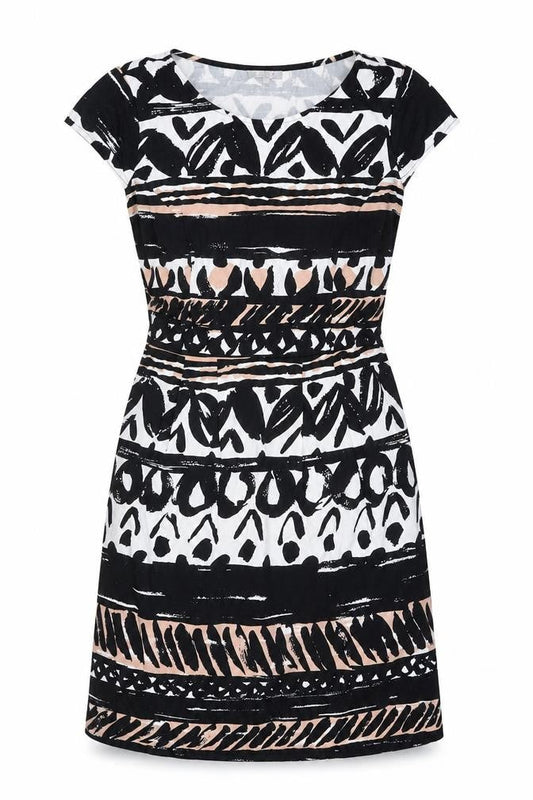 Marks & Spencer Women’s Black Beige Sheath Dress Size 10