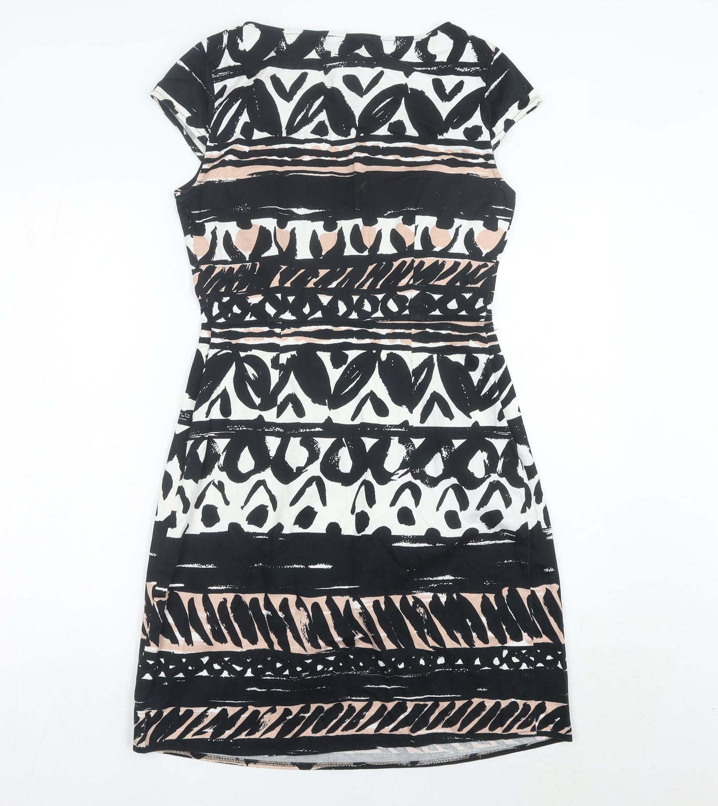 Marks and Spencer Women’s Black Beige Sheath Dress Size 10