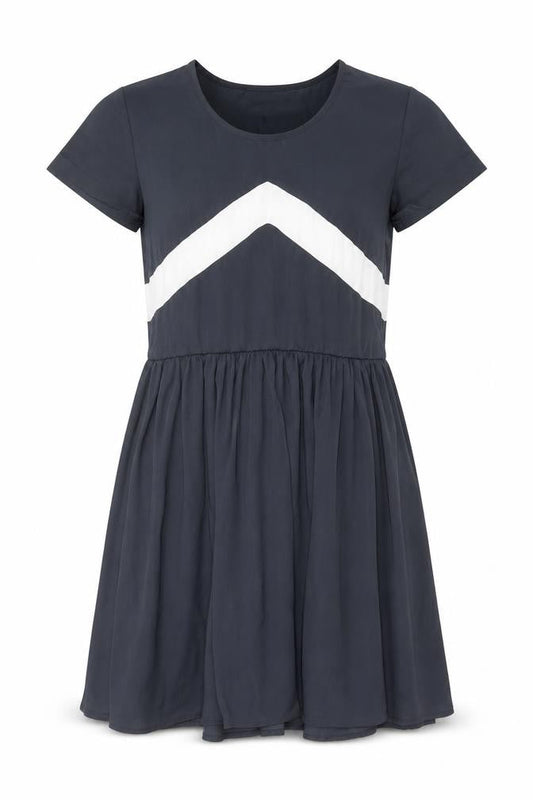 Moss Copenhagen Women’s Blue Knee Length Fit & Flare Dress S