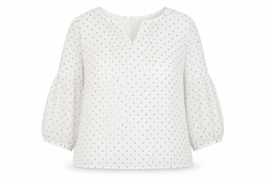 Studio 8 by Phase Eight Women’s White Star Print Tunic Blouse Size 18