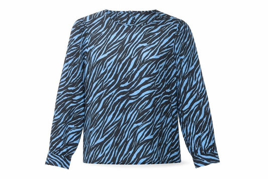 Marks and Spencer Women’s Blue Animal Print Blouse Size 10