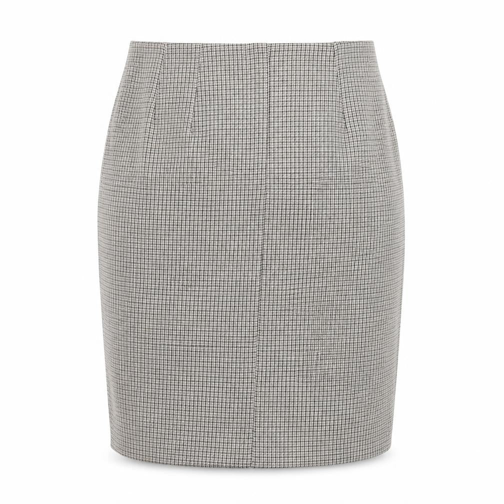 Marks & Spencer Womens Black Check Pencil Skirt Size 10