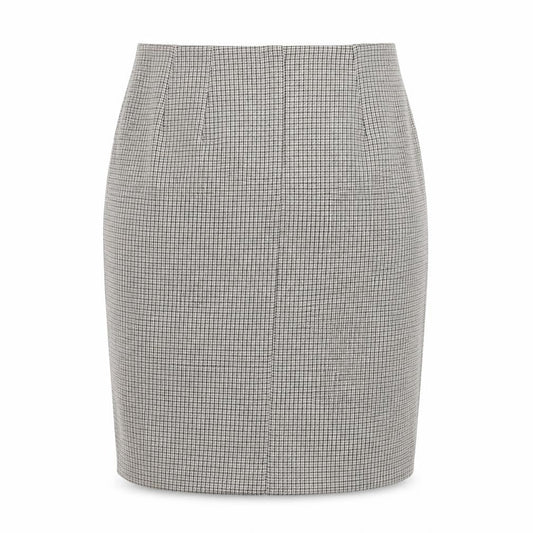 Marks & Spencer Womens Black Check Pencil Skirt Size 10