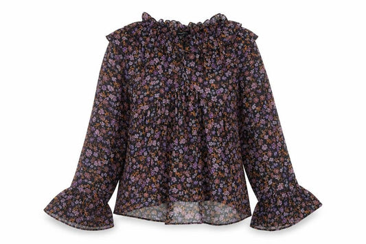 New Look Women’s Multicoloured Floral Tunic Blouse UK 10