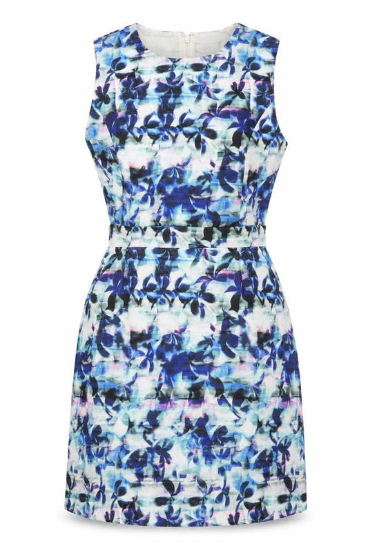 Warehouse Womens Multicoloured Floral Sheath Dress UK 12