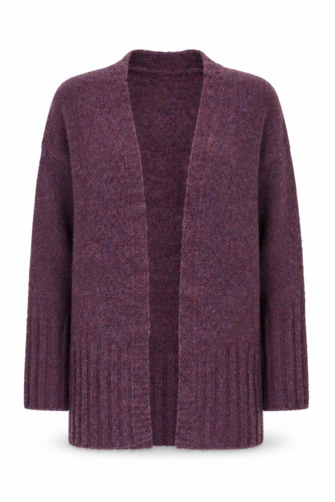 Marks & Spencer Women’s Purple Knit Long Sleeve Cardigan S