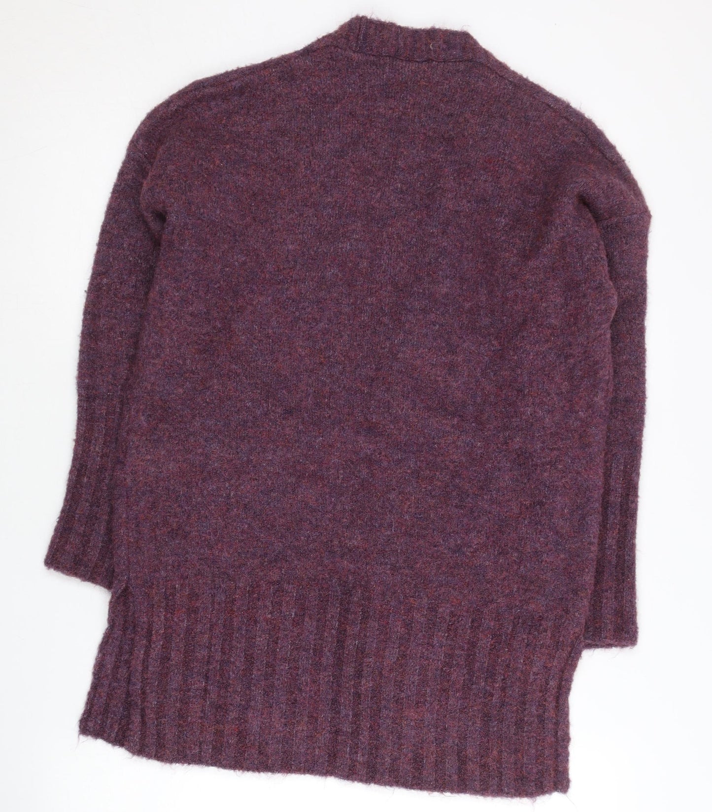 Marks and Spencer Women’s Purple Knit Long Sleeve Cardigan S