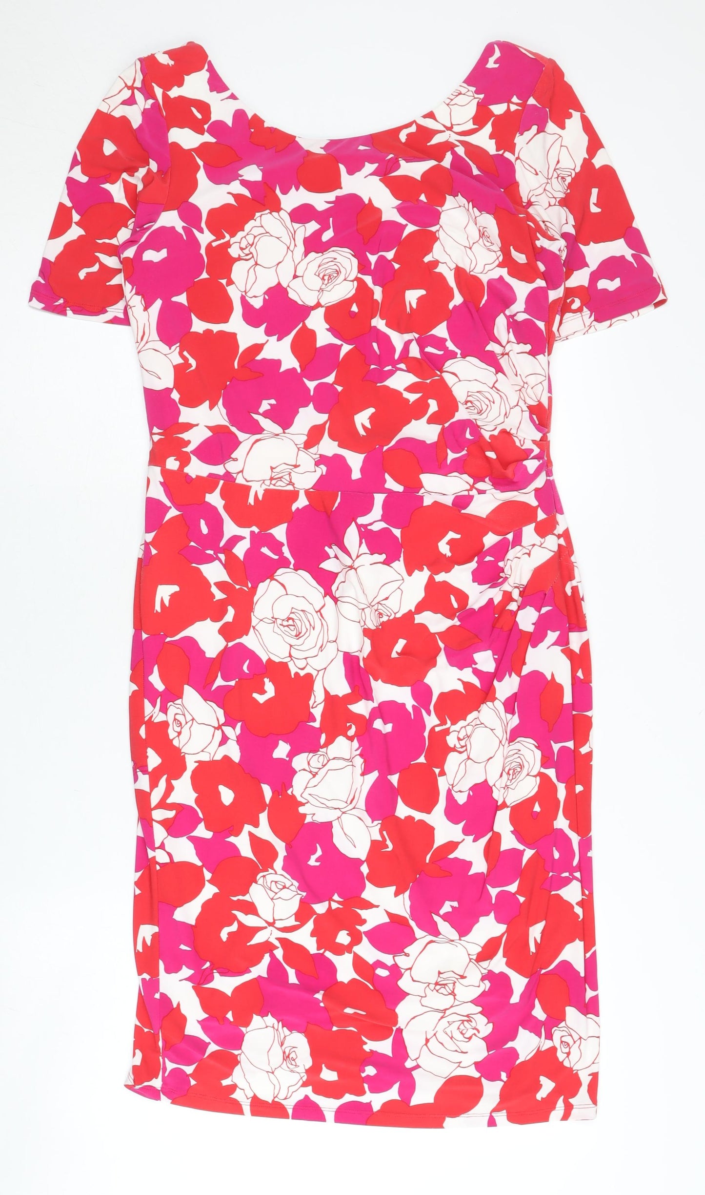 Kaliko Women’s Multicoloured Floral Sheath Dress Size 14