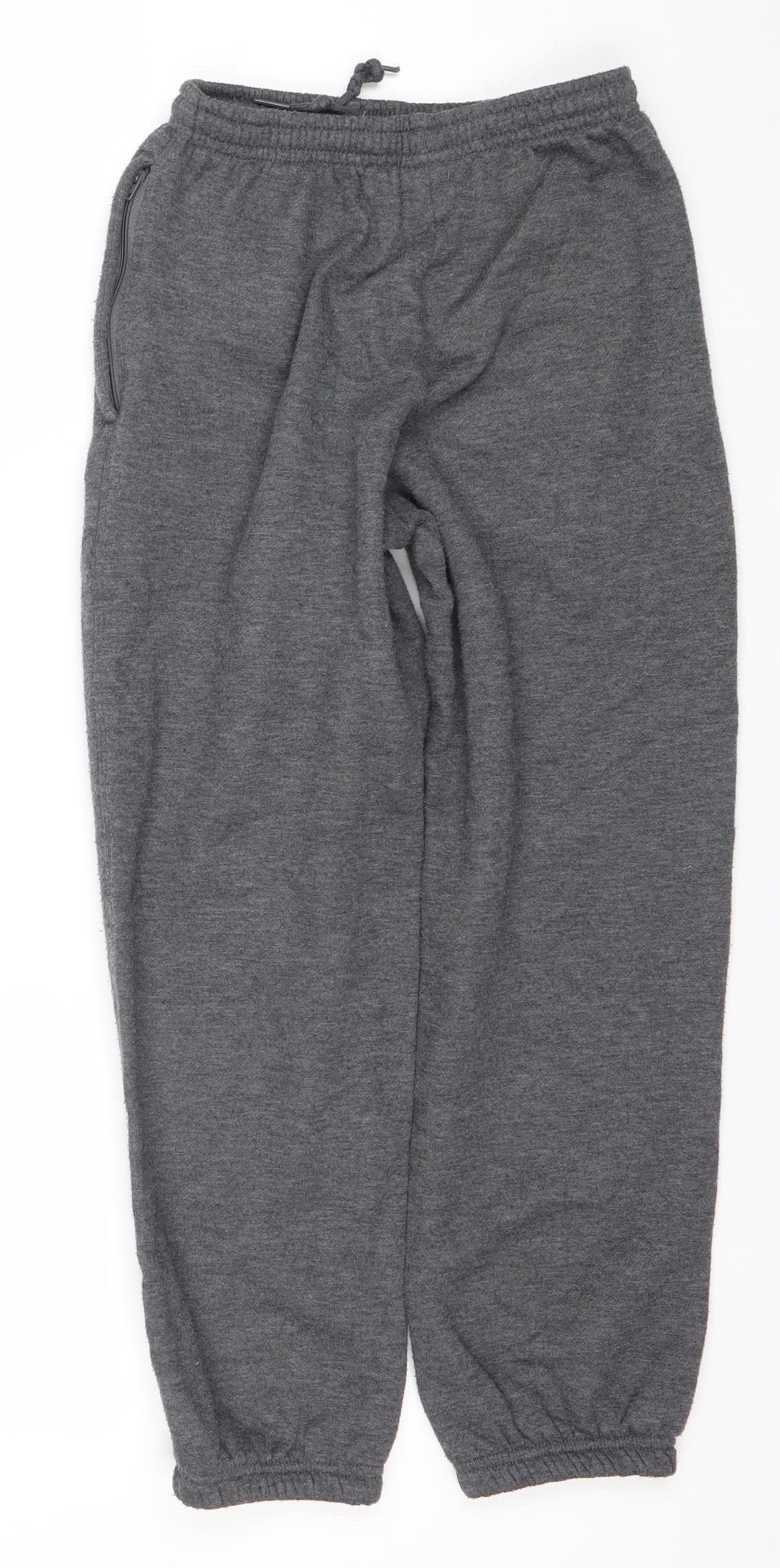 Slazenger Boys Grey 9-10 Yrs Jogger Sweatpants Fleece Activewear