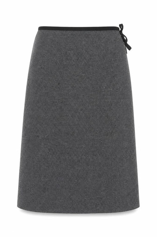 Viyella Womens Black Geometric Knee Length Pencil Skirt Size 16