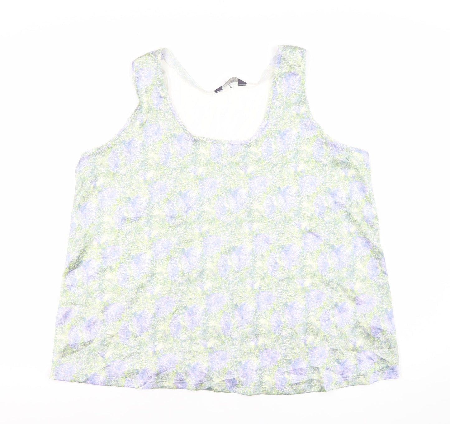 Marks and Spencer Women's Multicoloured Floral Tank Top Size 14