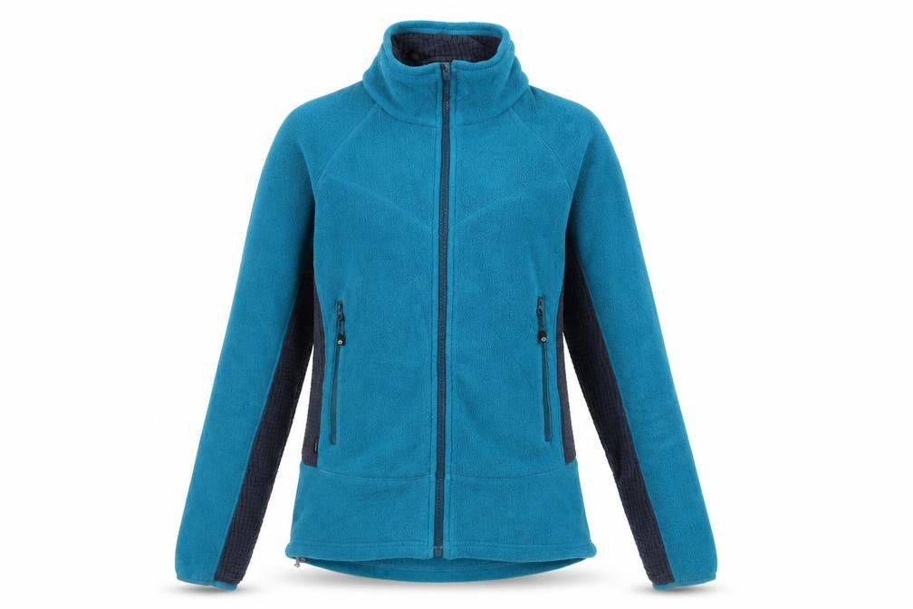 Sprayway Womens Blue Fleece Jacket UK 10 Lightweight Outdoor Full Zip