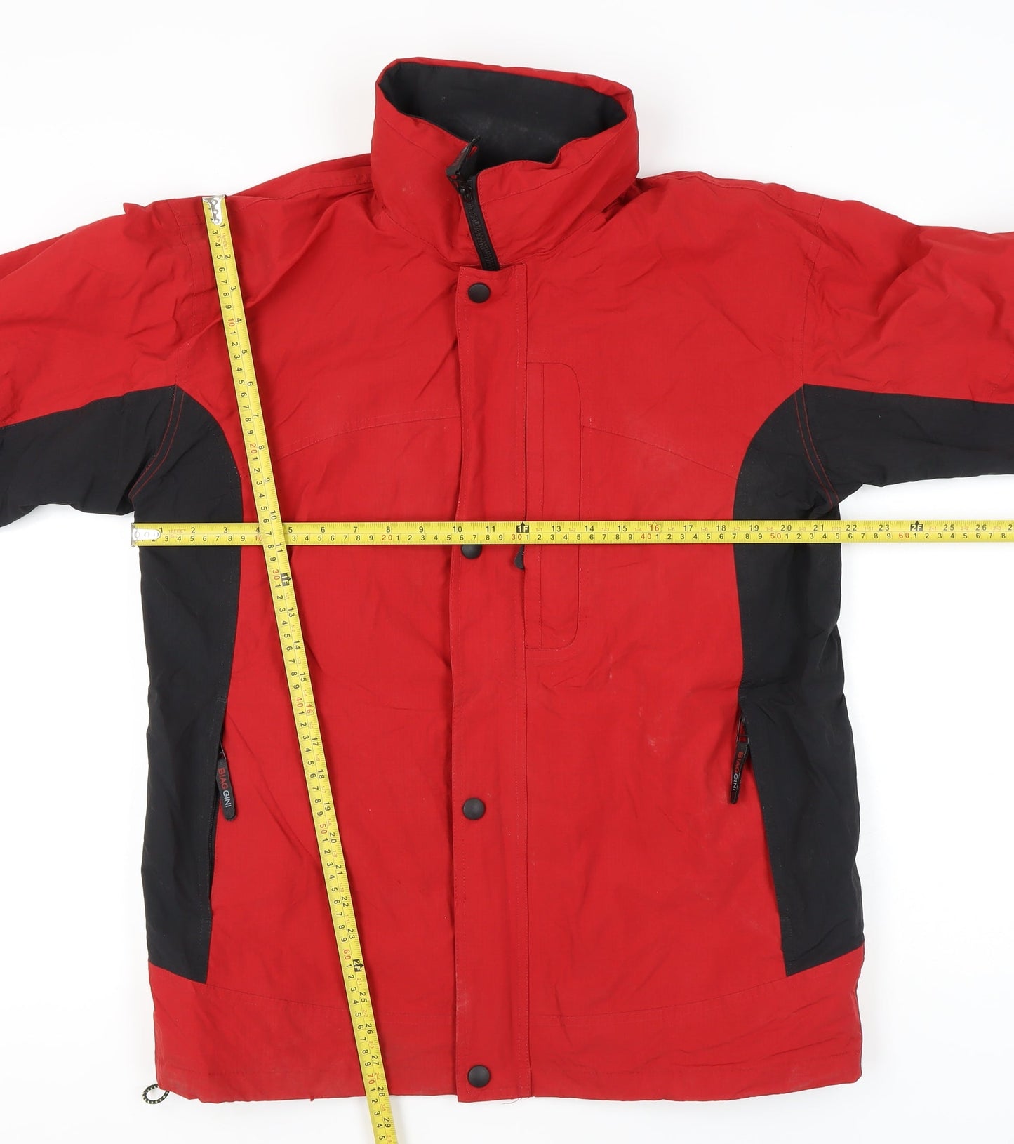 Biaggini Men’s Red Waterproof Parka Jacket M Regular Fit Outdoor