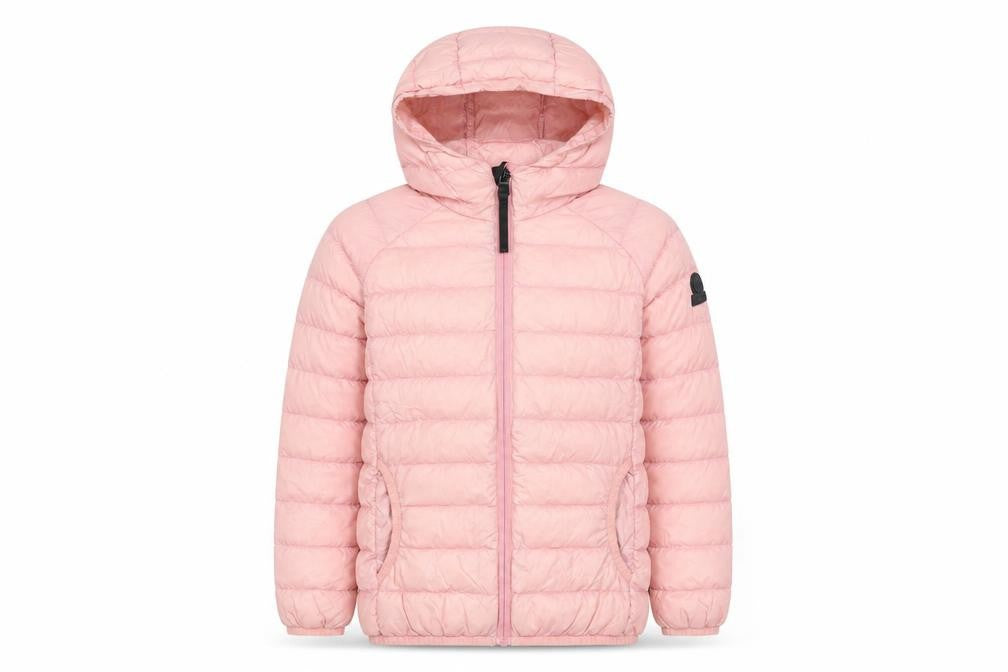 TOG24 Girls Pink Puffer Jacket 12 Years Hooded Quilted Down Coat